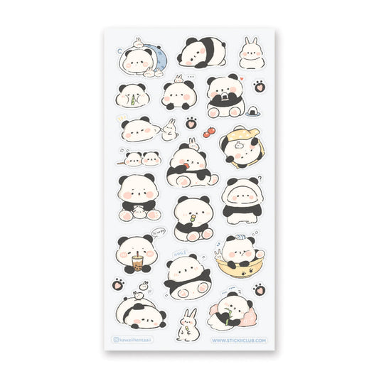 Panda and Bun Pals Sticker Sheet