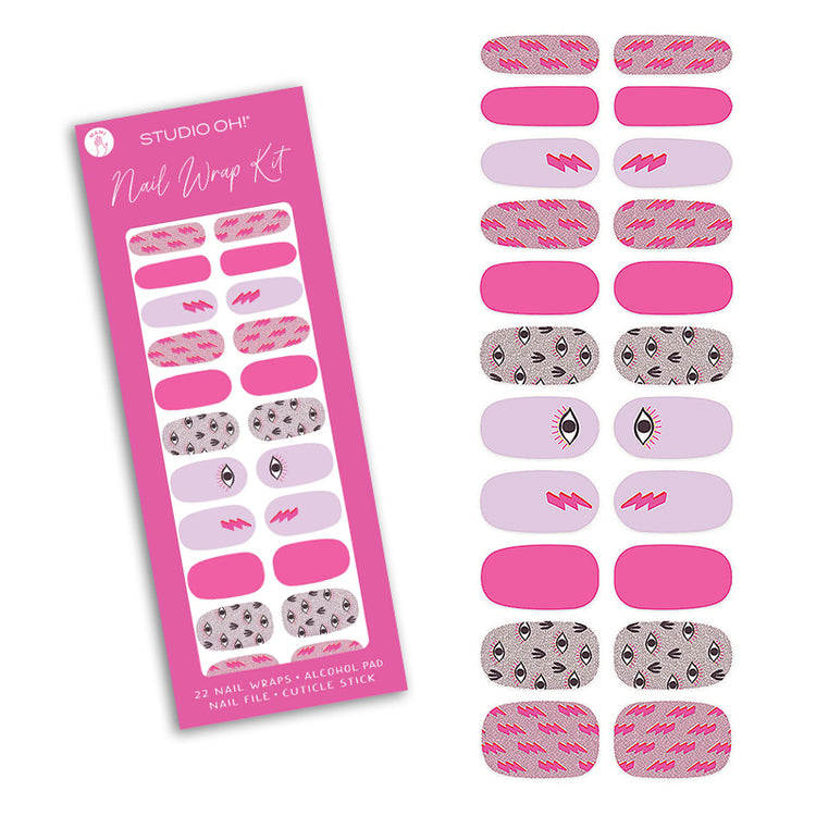 Charged Up Mani Nail Wrap Kit