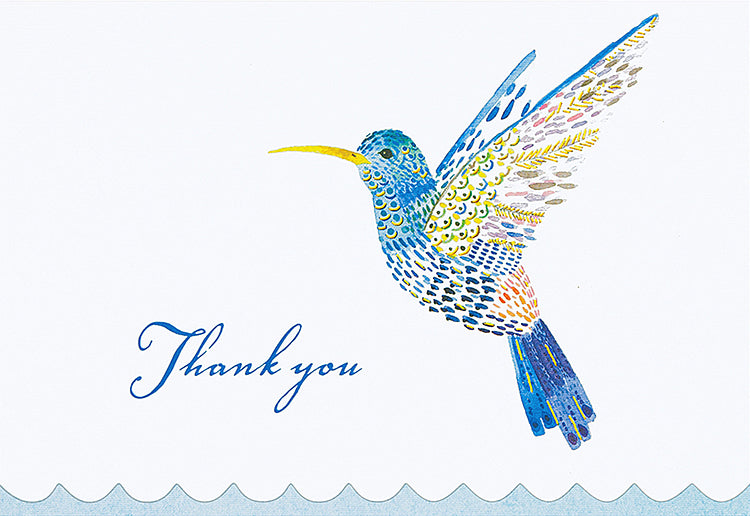 Hummingbird Thank You Boxed Note Cards