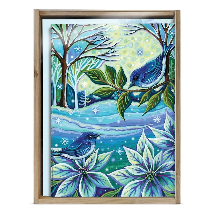 Winter Birds Holiday Boxed Notes