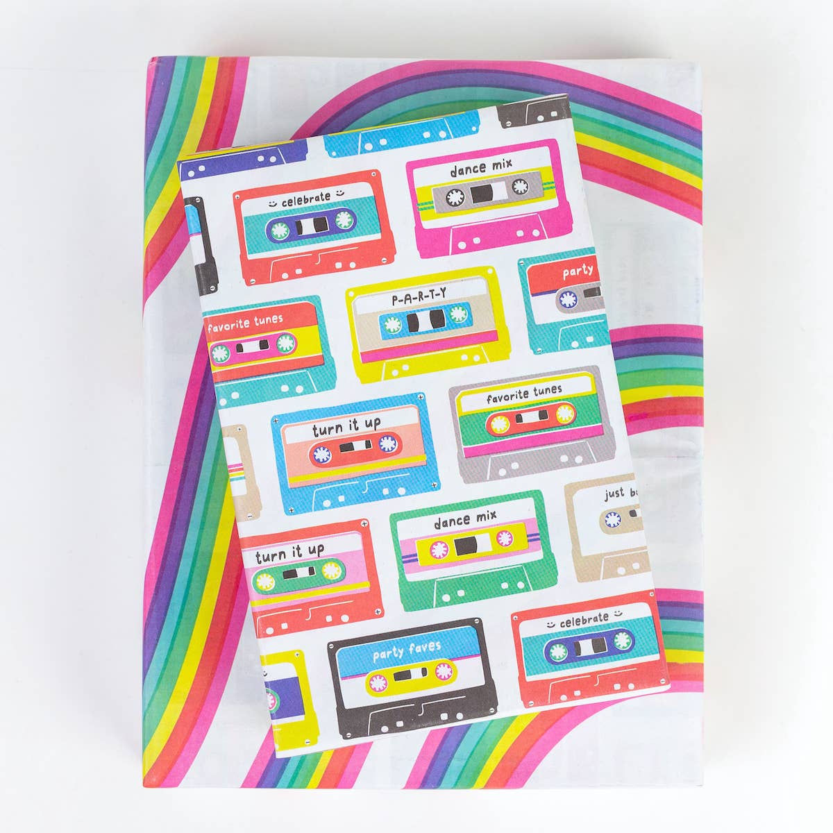 Mix Tape Rainbows Reversible Eco-Wrap