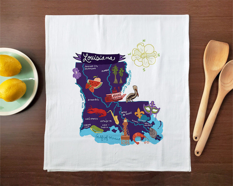 Hello: Louisiana Towel