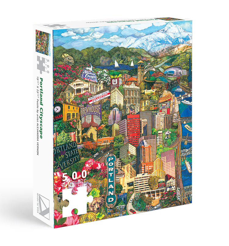 Portland Cityscape Puzzle - 500pc