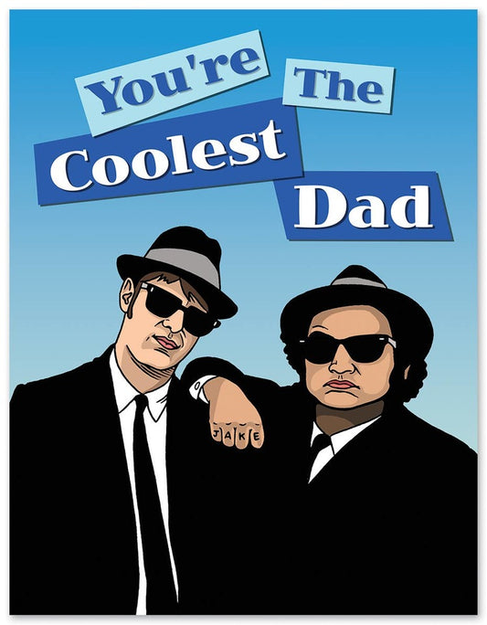 Blues Brothers Coolest Dad Father's Day Card