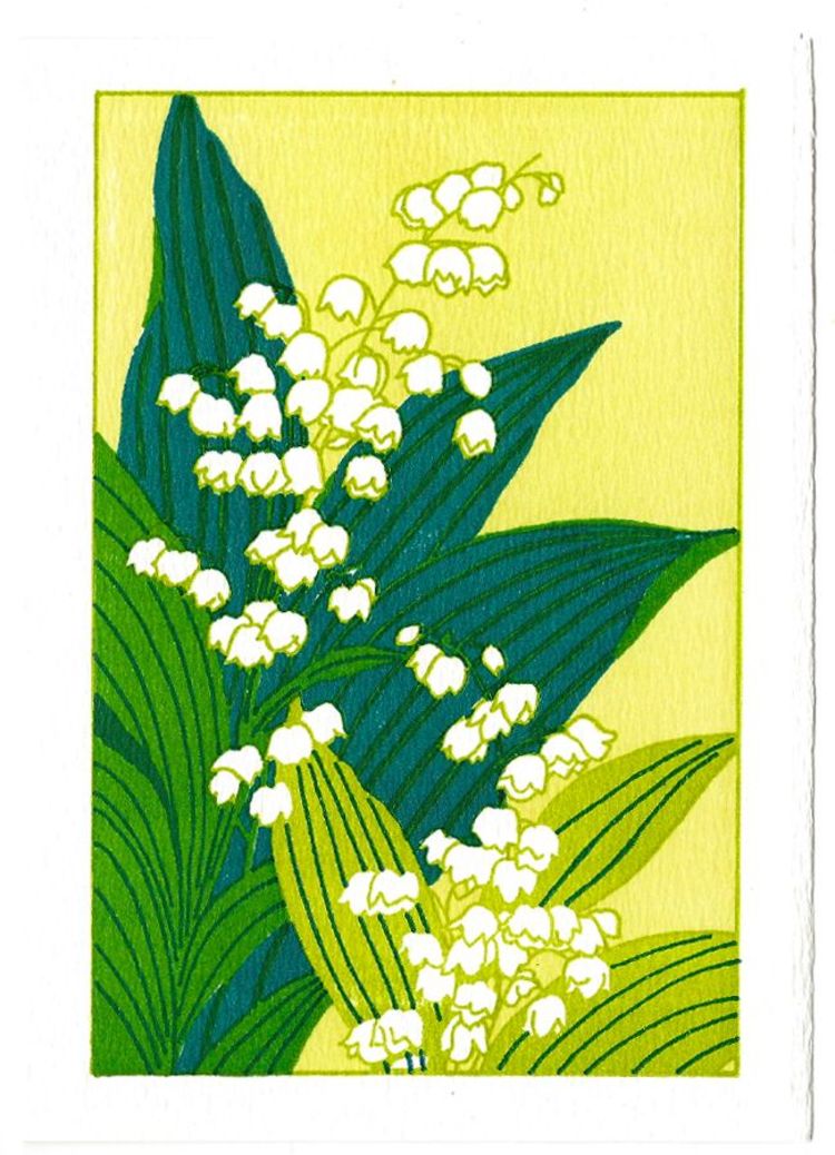 Lily of the Valley Blank Card