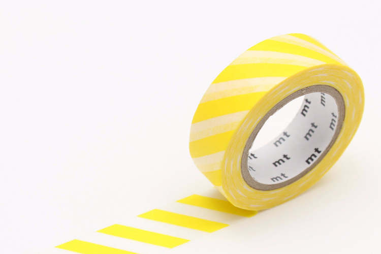 Yellow Stripe Washi Tape