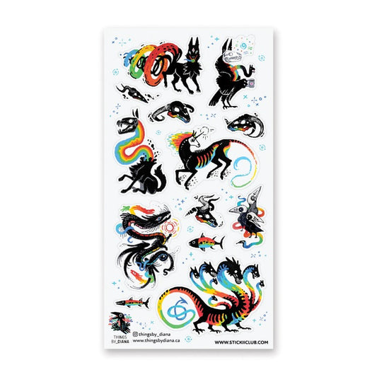 Mythical Rainbows Sticker Sheet