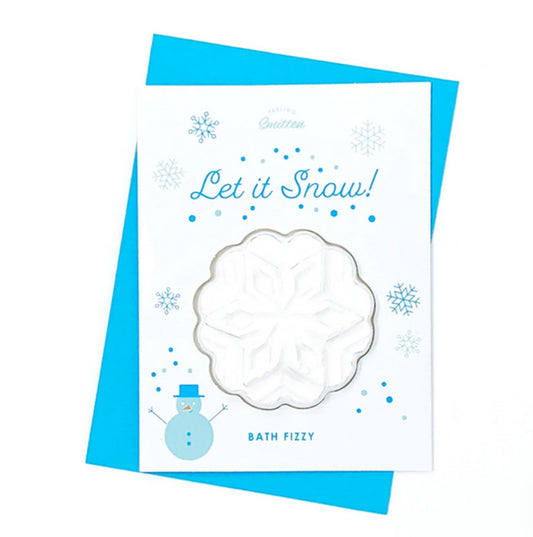 Let it Snow Bath Bomb Card