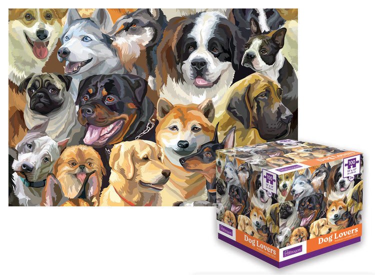 Dog Lover Puzzle Cube - 100pc