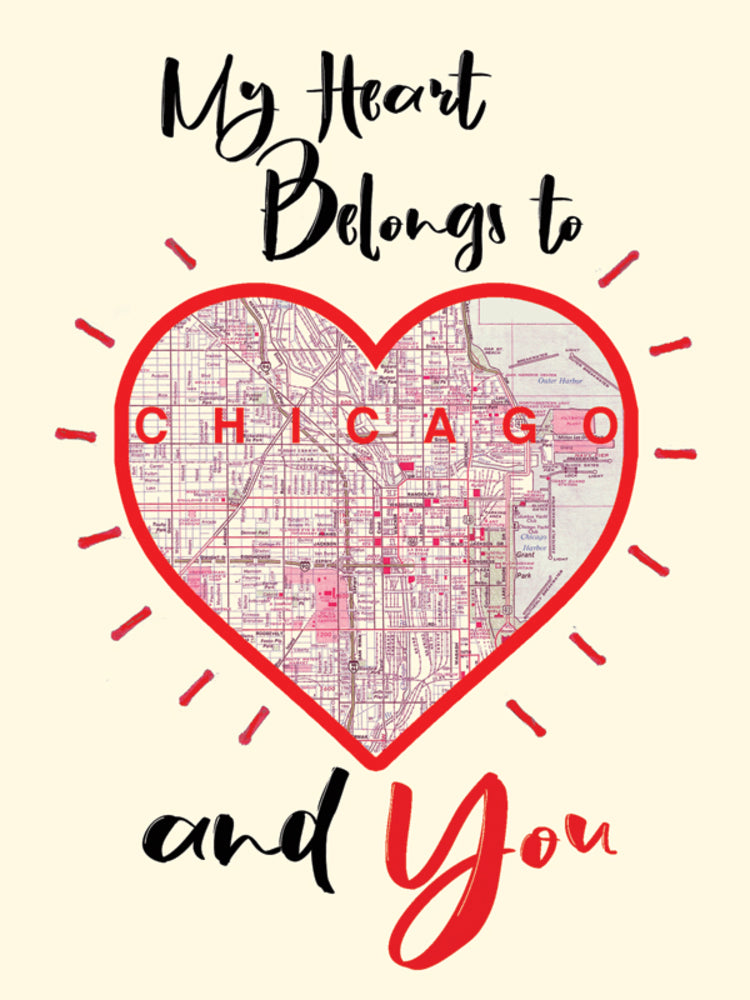 My Heart: Chicago Card