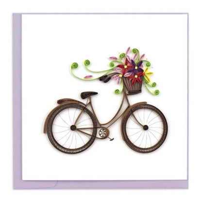 Bicycle Quilling Card