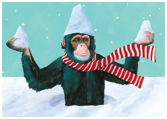 Chimpmas Holiday Card