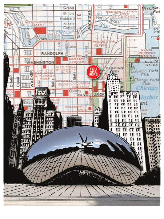 Bean (Cloud Gate) Card