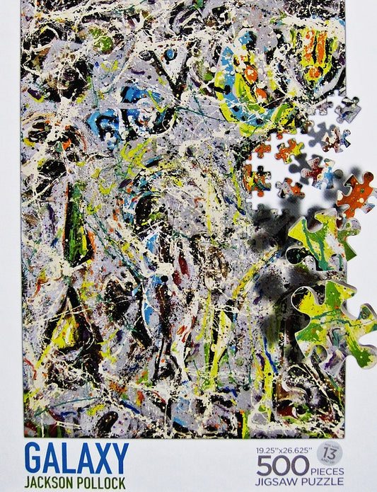 Jackson Pollock Galaxy Puzzle - 500pc