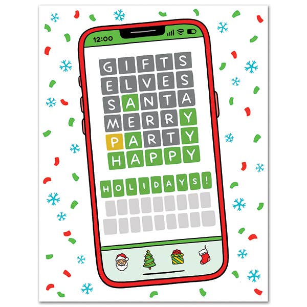 Wordle Christmas Card