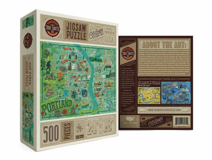 Portland Illustrated Puzzle - 500pc