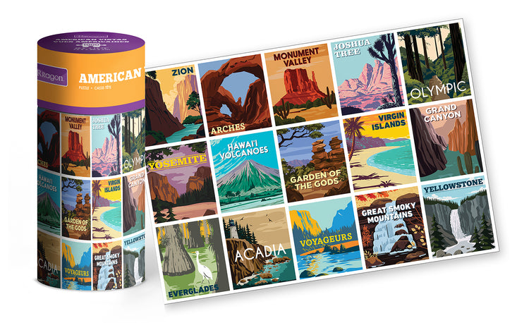 American National Parks Puzzle - 1000pc