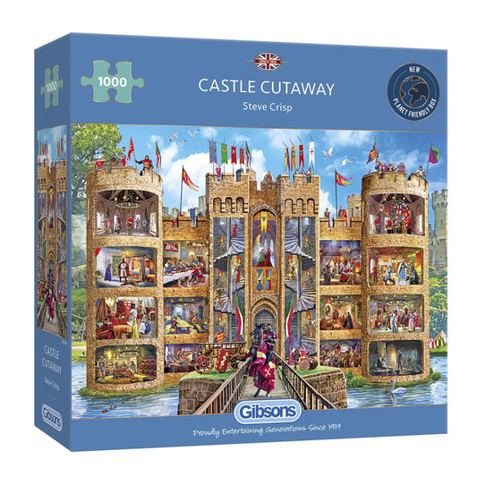 Castle Cutaway Puzzle - 1000pc