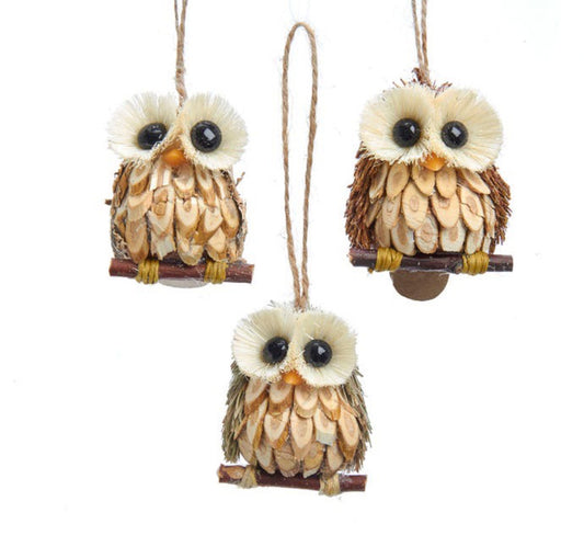 Owl Wooden Ornament