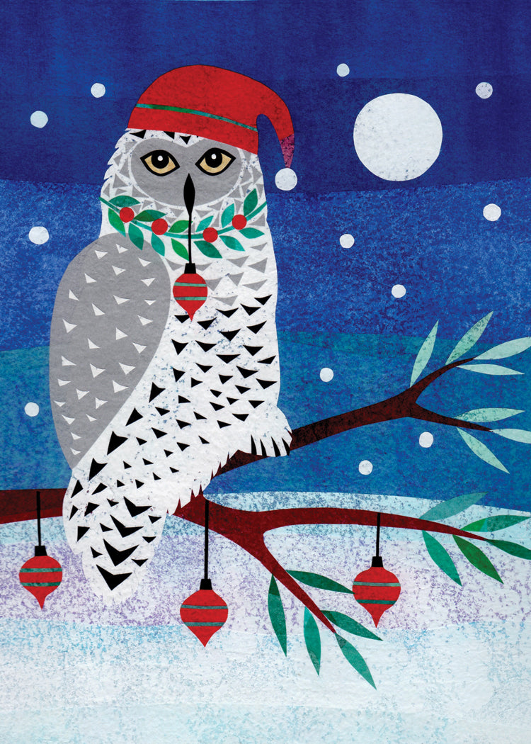 Night Owl Holiday Card