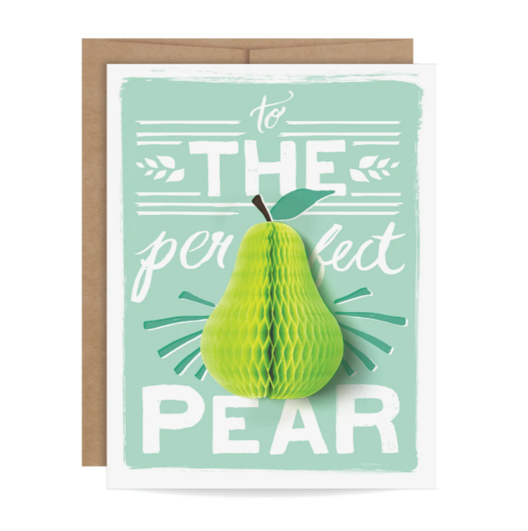 Perfect Pear Pop-Up Card