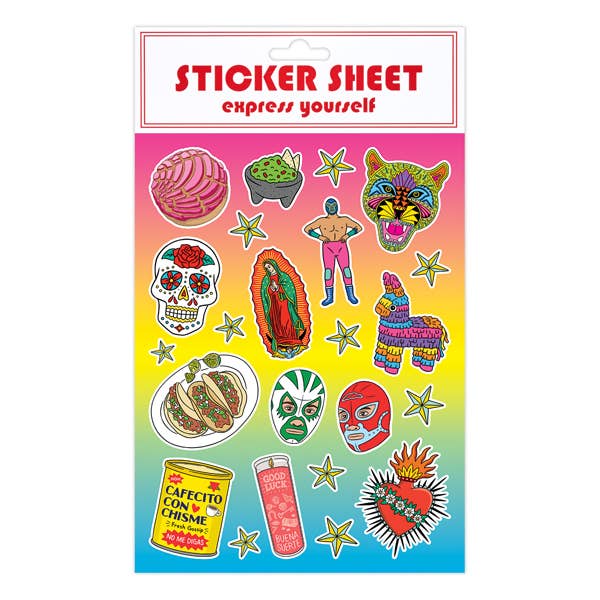 Latine Colorful Sticker Sheet