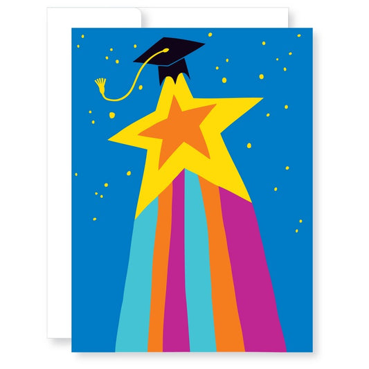 Shooting Star Graduation Card