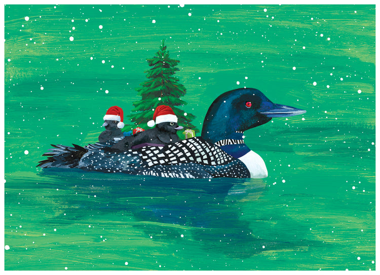 Loon Family Holiday Card