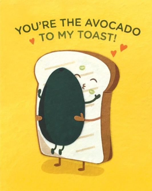 Avocado Toast Collage Card