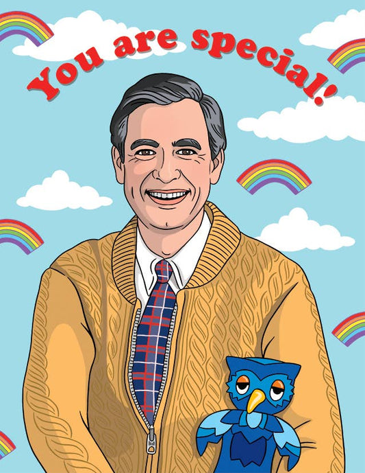 Mister Rogers You Are Special Happy Birthday Card