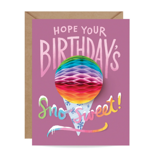 Sno Cone Pop-Up Card