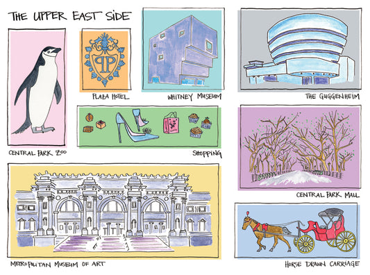 Upper East Side - New York Card