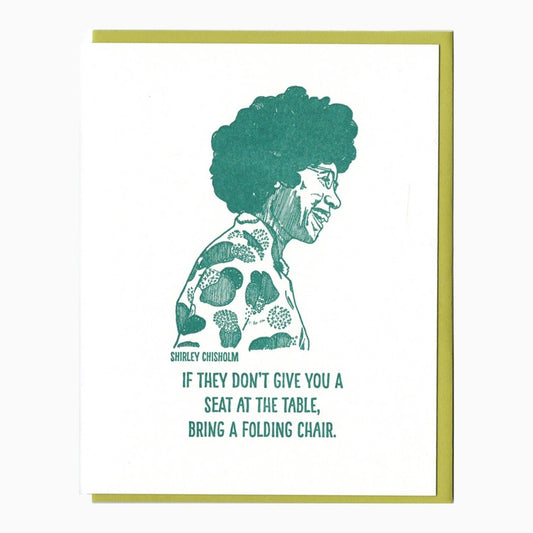 Shirley Chisholm Blank Card